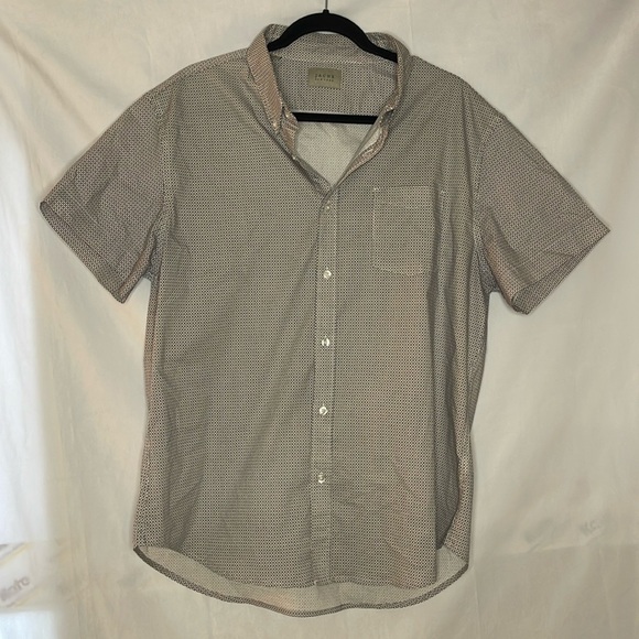JACHS NEW YORK SHORT SLEEVE PATTERNED BUTTON DOWN (L) - Picture 1 of 8